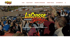 Desktop Screenshot of lacrossespeedway.com